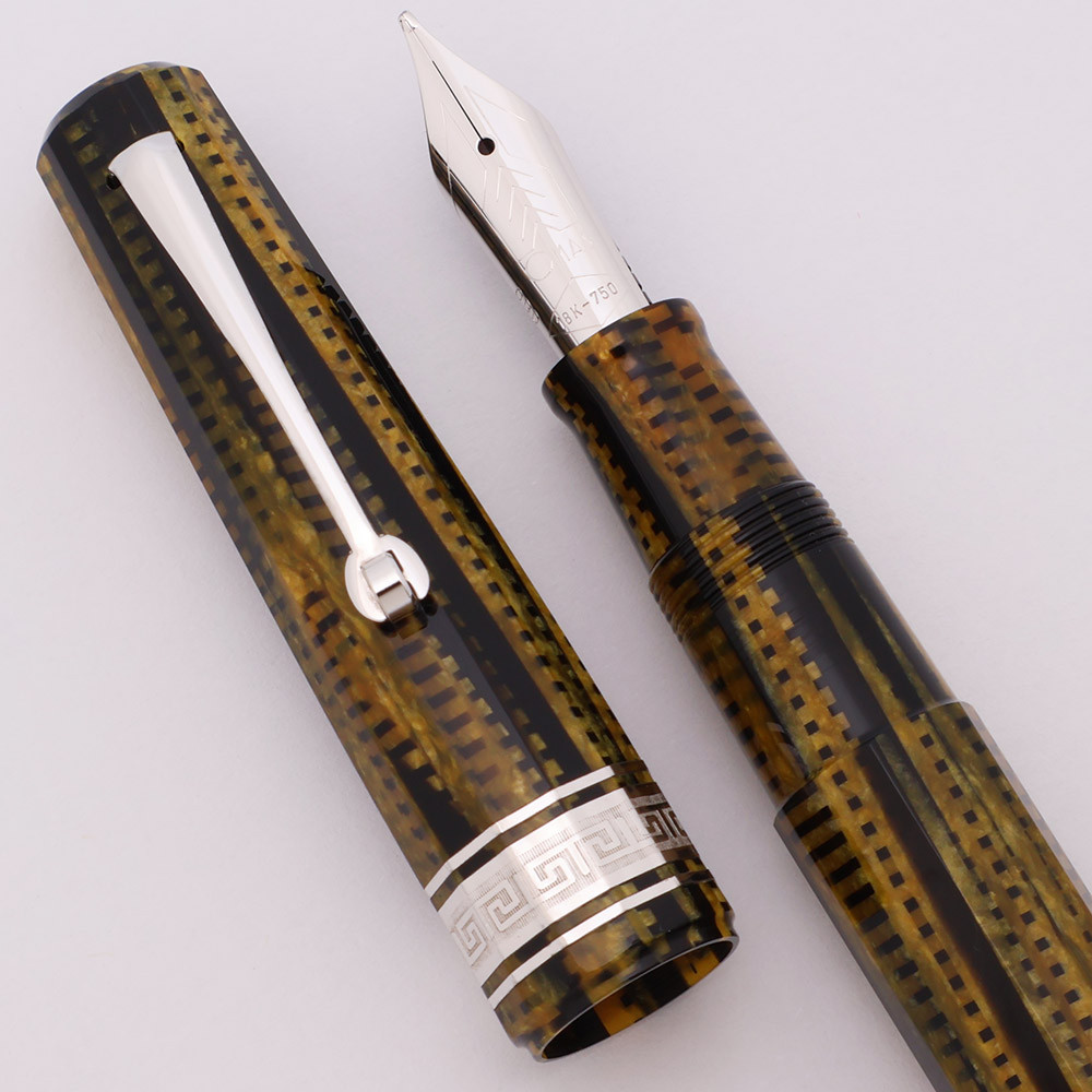 Omas Paragon Fountain Pen - Burkina Celluloid, Broad Left Oblique