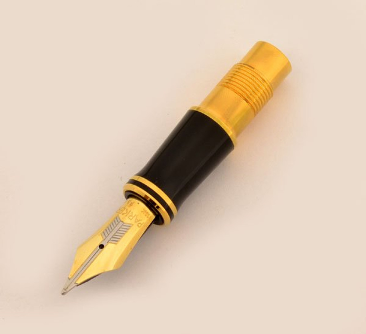 Parker Duofold Centennial - Nib Unit Only, 18k Medium, Two-Tone Arrow Style  (Near Mint)