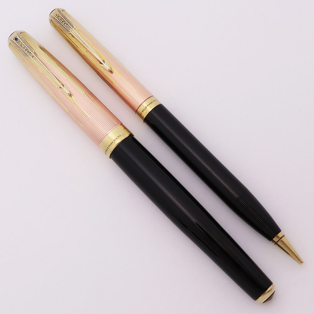 Parker 51 Vacumatic Empire State Set (1946) - Two-Tone 14k Empire