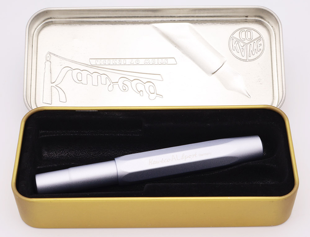 Kaweco AL Sport Fountain Pen - Ice Blue, Fine Nib (Near Mint in Box, Works Well)