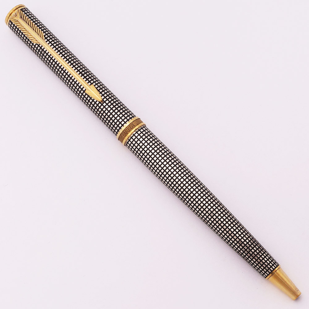 Parker 75 Premier Ballpoint (France) - Sterling Cisele (Excellent +, Works Well)