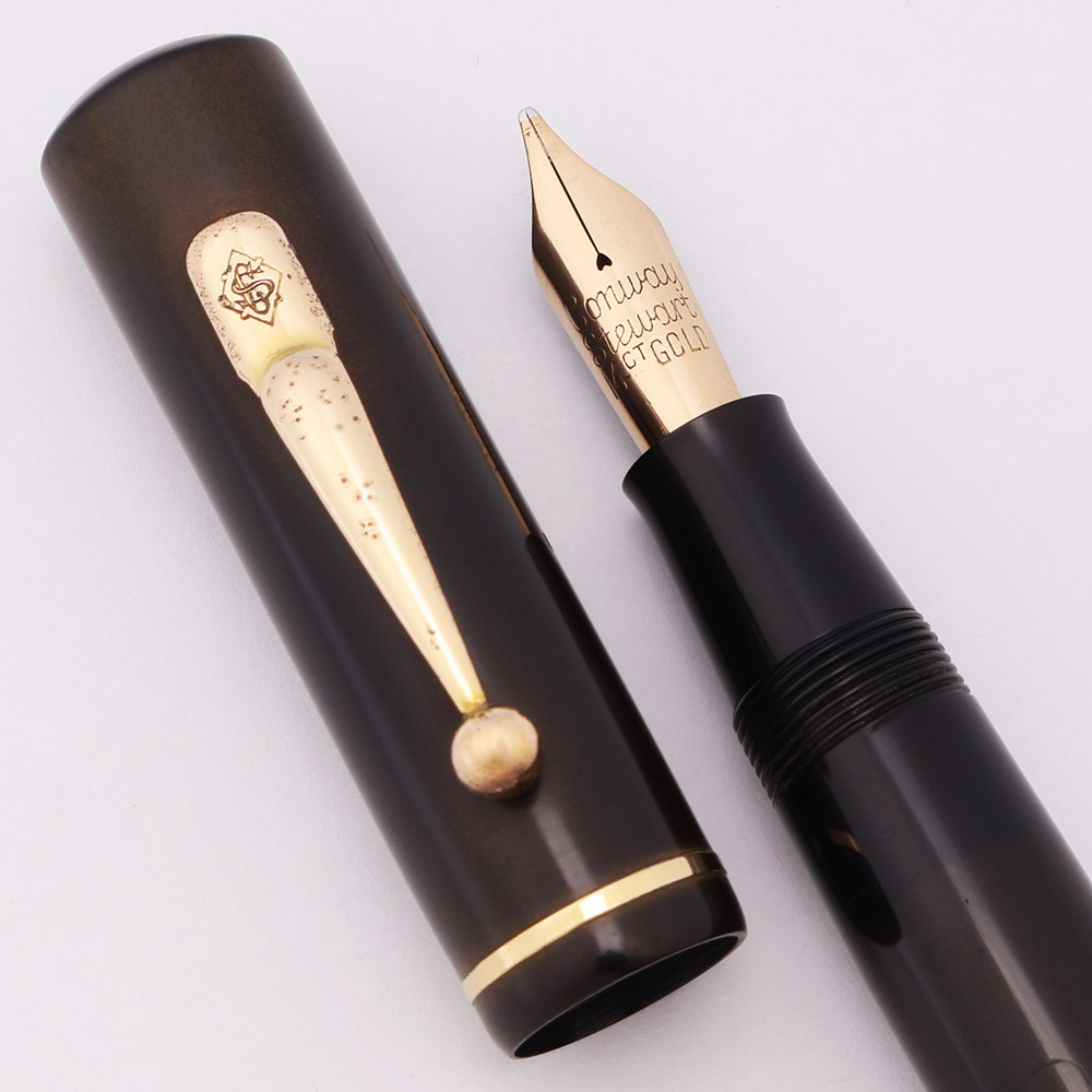 Conway Stewart 　Antique美品 Conway Stewart 770 Fountain Pen (1930s) - BHR w/Gold Trim, Lever