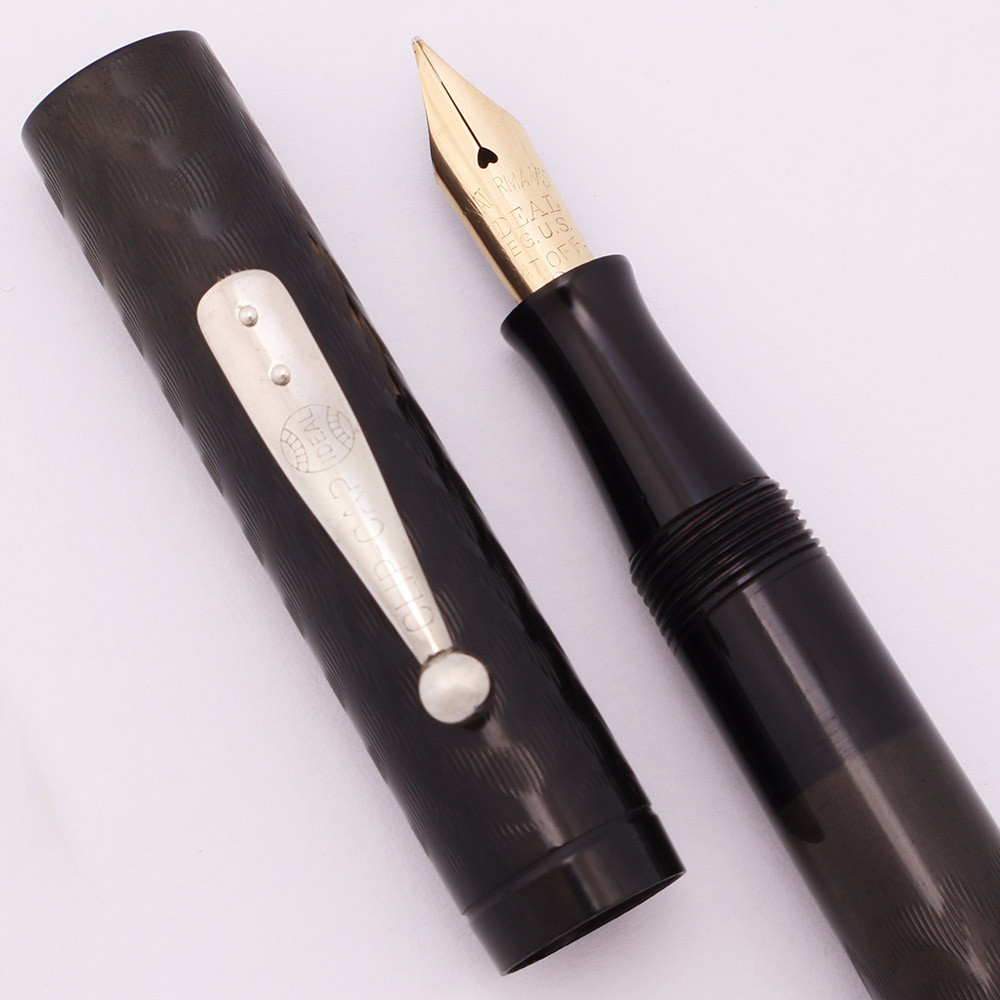 Waterman 52 Fountain Pen (1920s) BCHR w/Nickel Trim, Lever Filler