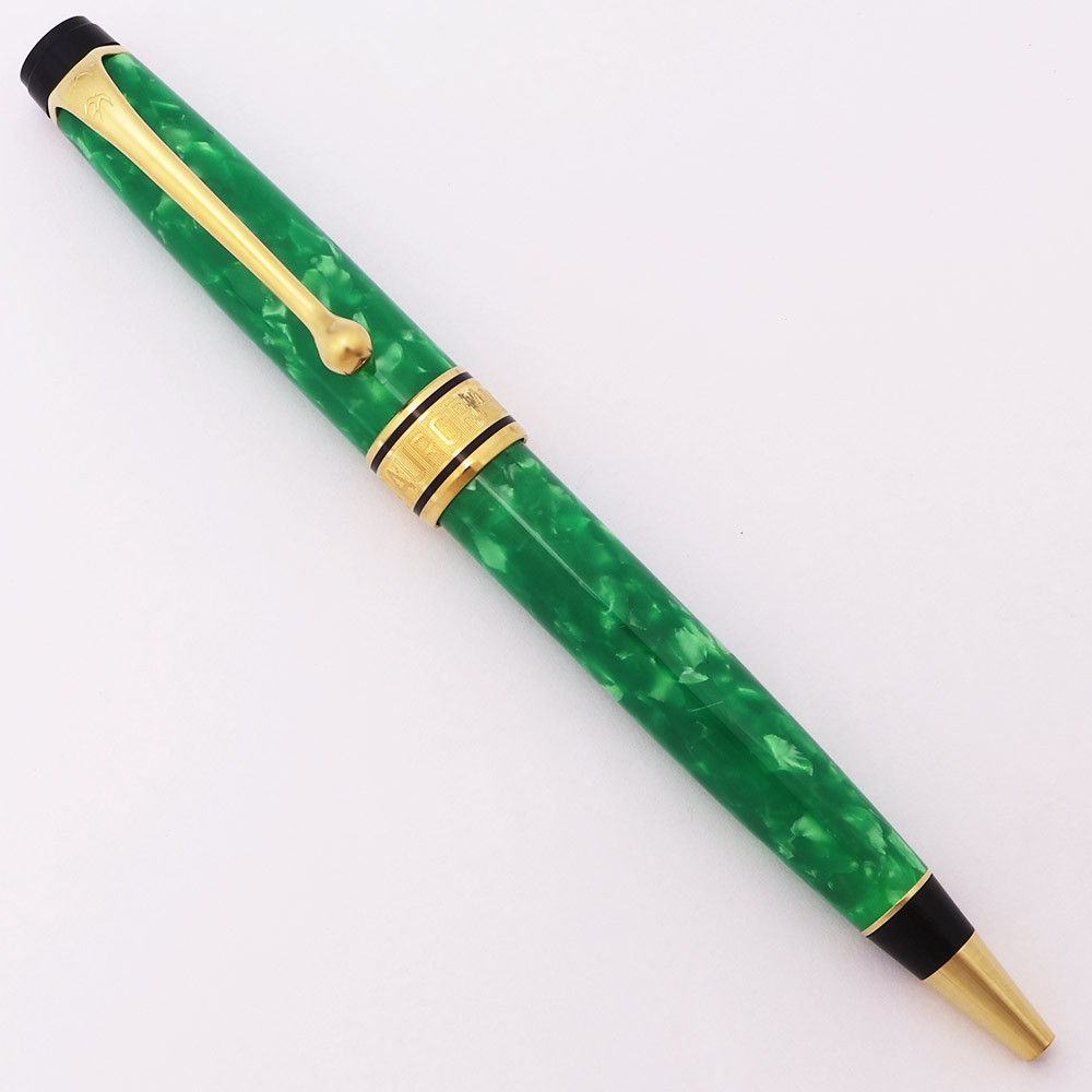 Aurora Optima LE "Primavera" Ballpoint  (1998) -  Green w Gold Trim (Excellent, Works Well)