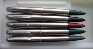 Parker SUPER 21 Flighter Fountain Pen 3-pc Boxed Set (New Old