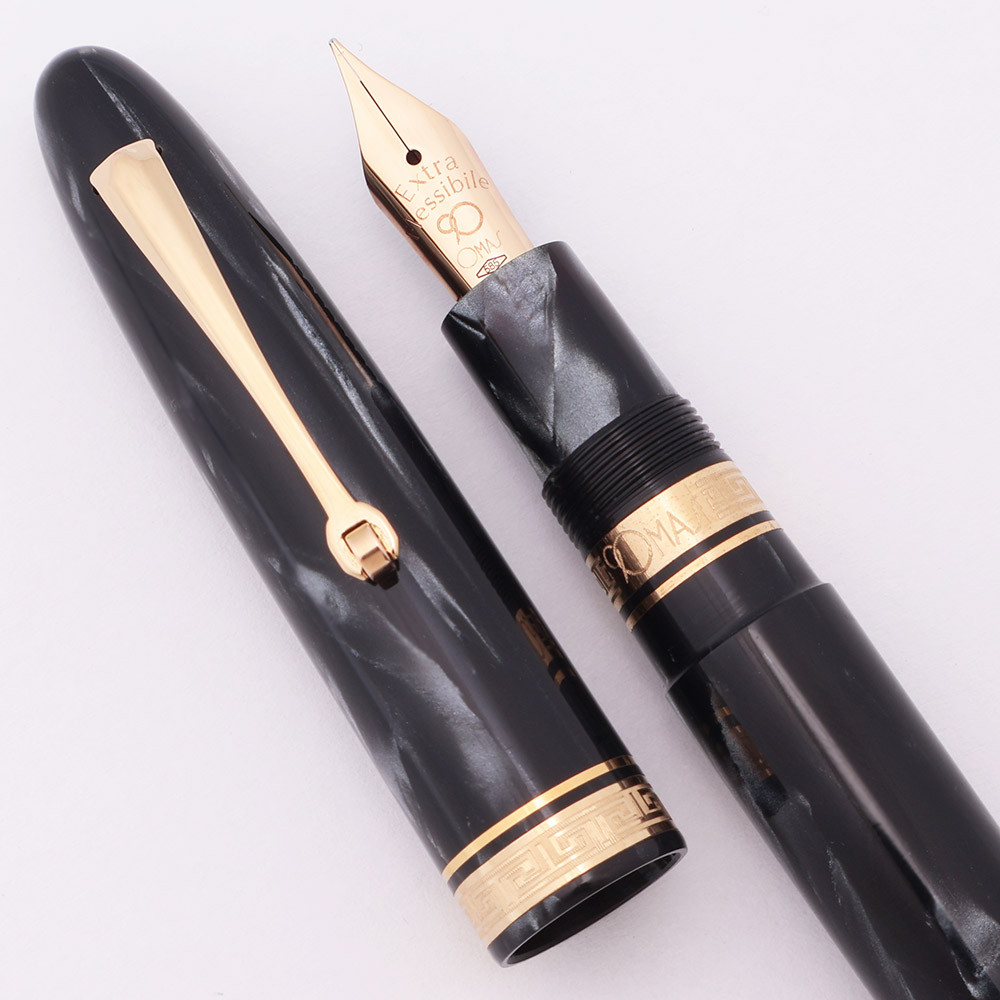 Omas Extra Ogiva 90th Anniversary Fountain Pen (2015) - Grey Pearl