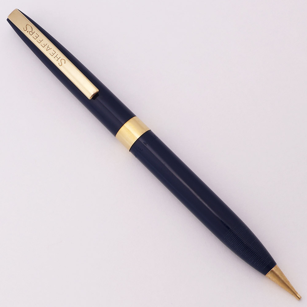 Sheaffer Imperial III Mechanical Pencil - Blue Cap & Barrel, Gold Trim, .9mm Lead (Excellent, Works Well)
