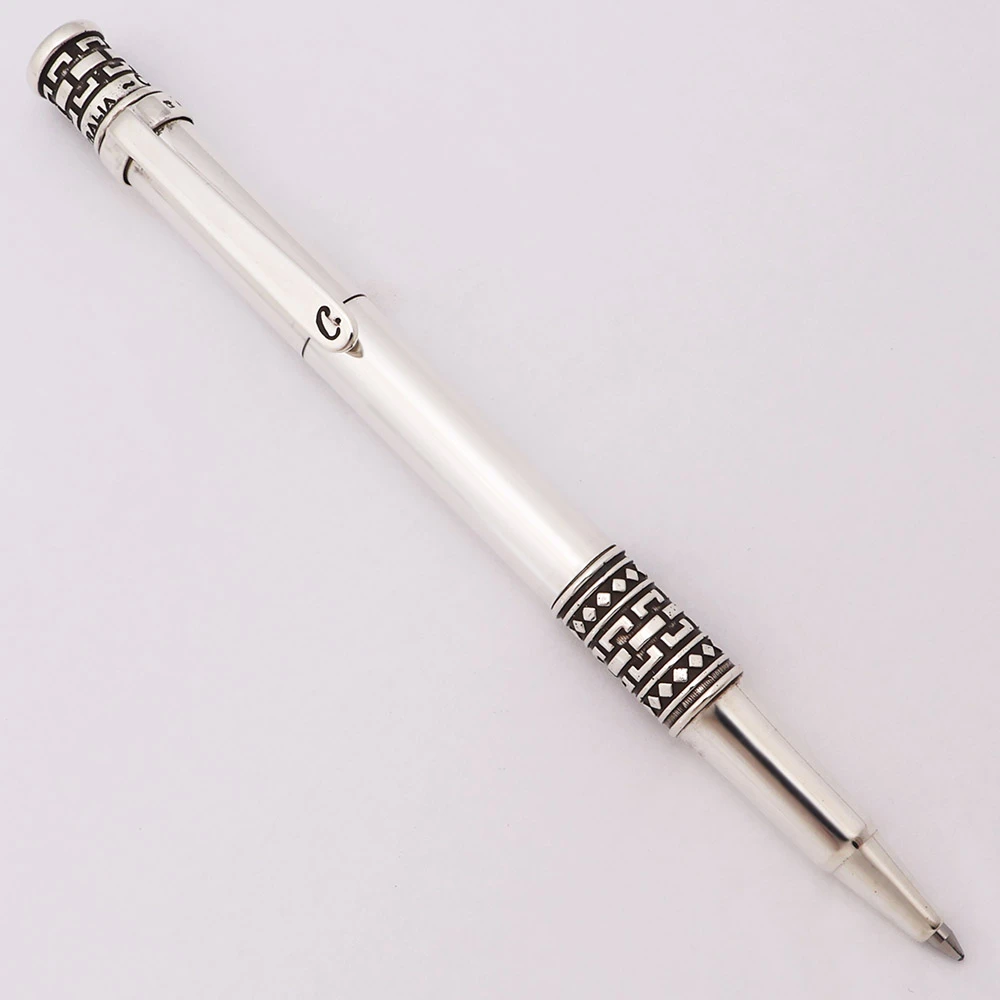 Curtis Australia Heritage "Terazzo" Ballpoint Pen - Sterling, Parker Refill (New Old Stock)