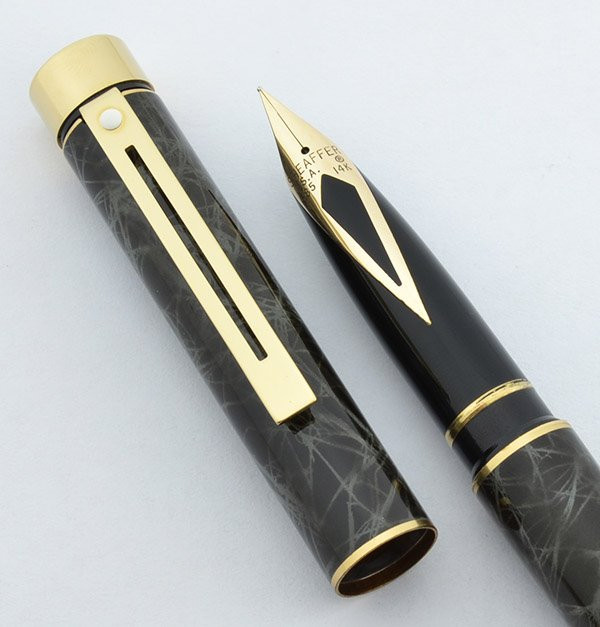 Sheaffer TARGA 1028 Fountain Pen - Grey Marble Ronce Lacquer  (New Old Stock in Box)