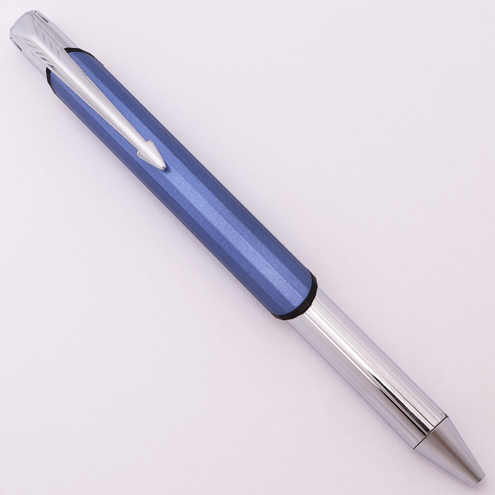 ⭐️ PARKER ボールペン FACET ブルー Parker Facet Ballpoint Pen (2009) - Agate Steel Blue Lacquer