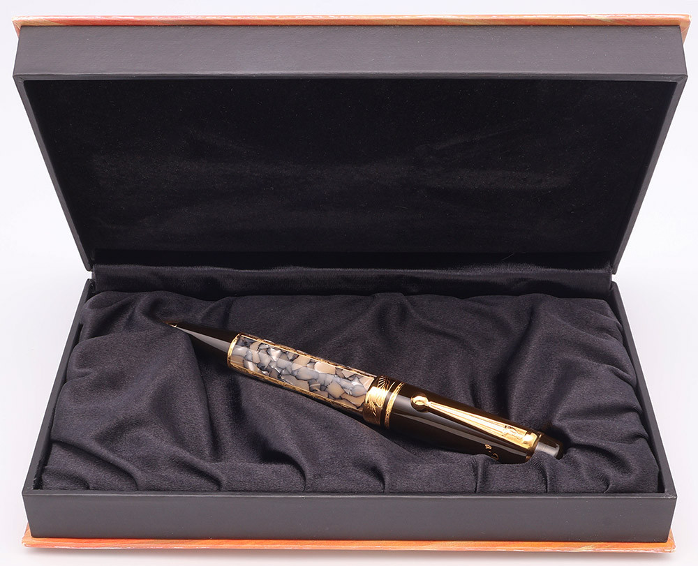 Montblanc Writers Edition LE Mechanical Pencil (1996) - Alexandre Dumas (w/ Son's Signature), White Marble (Near Mint in Box, Works Well)