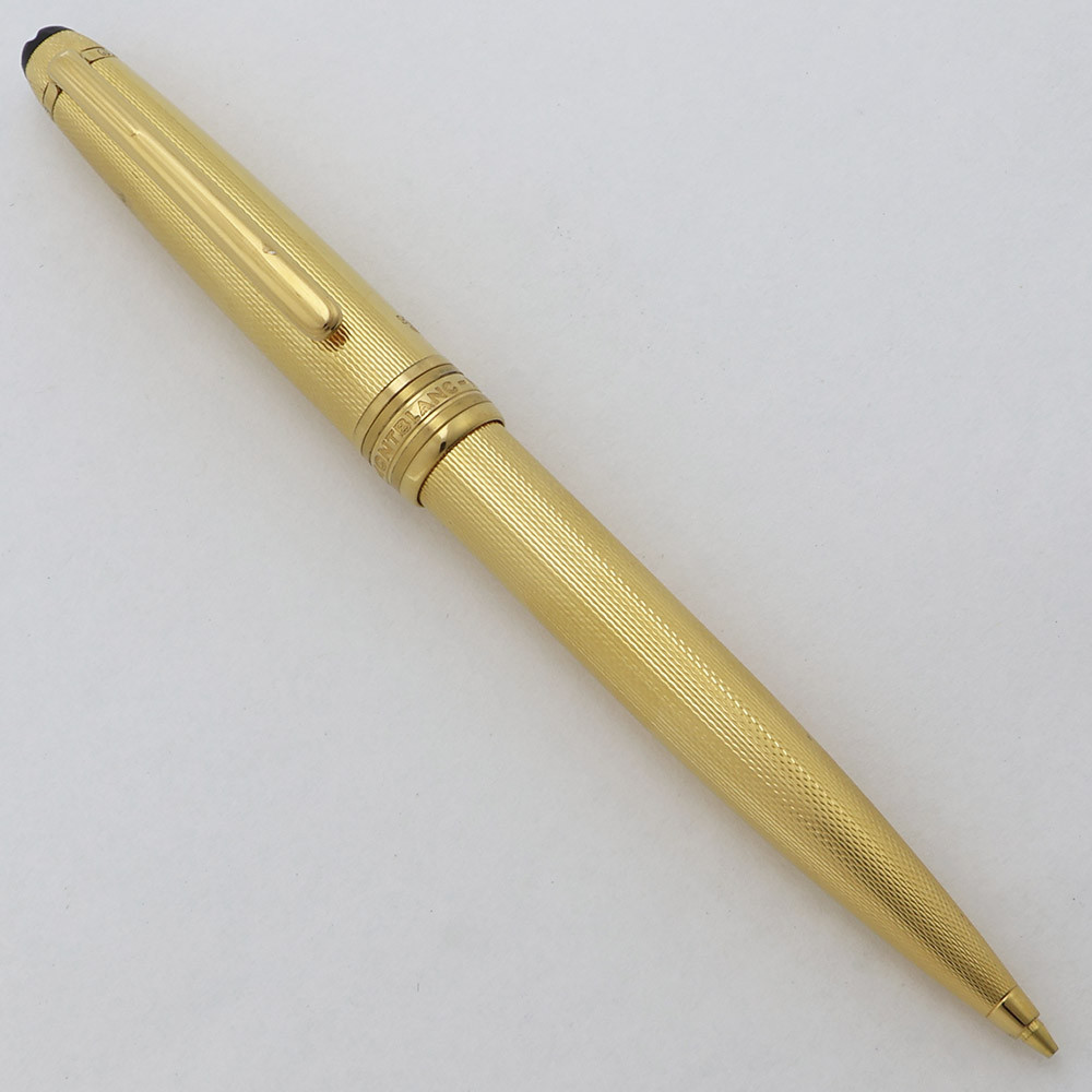 Montblanc Meisterstuck Solitaire Classique Mechanical Pencil - 0.7mm Lead, Vermeil Grain d'Orge (Near Mint, Works Well)