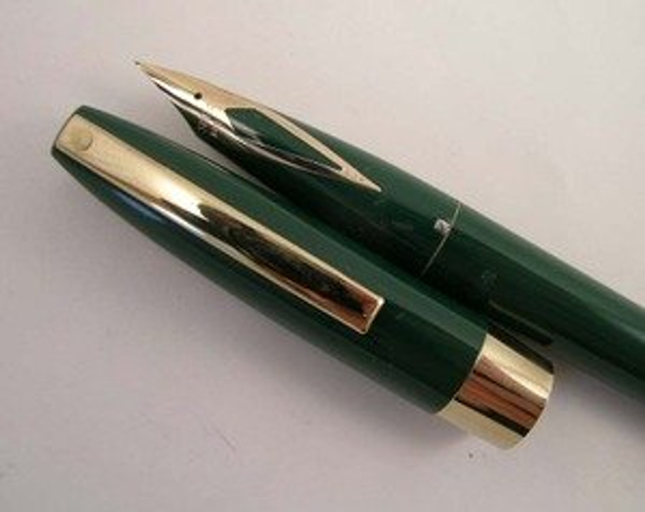 Sheaffer Imperial VIII Touchdown Fountain Pen -  Gold Cap, 14k Nib (New old Stock)