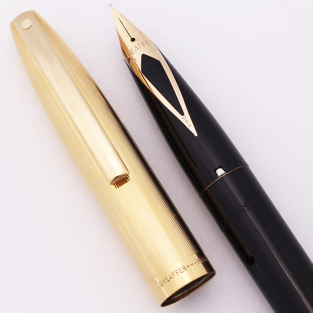 Sheaffer Imperial VIII Touchdown Fountain Pen - Gold Cap, 14k Nib