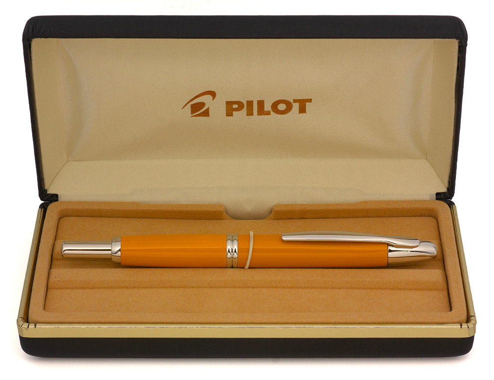 Pilot Vanishing Point (2012) - Yellow w Rhodium Trim, Extra-Fine 18k Nib (Excellent + in Box, Works Well )