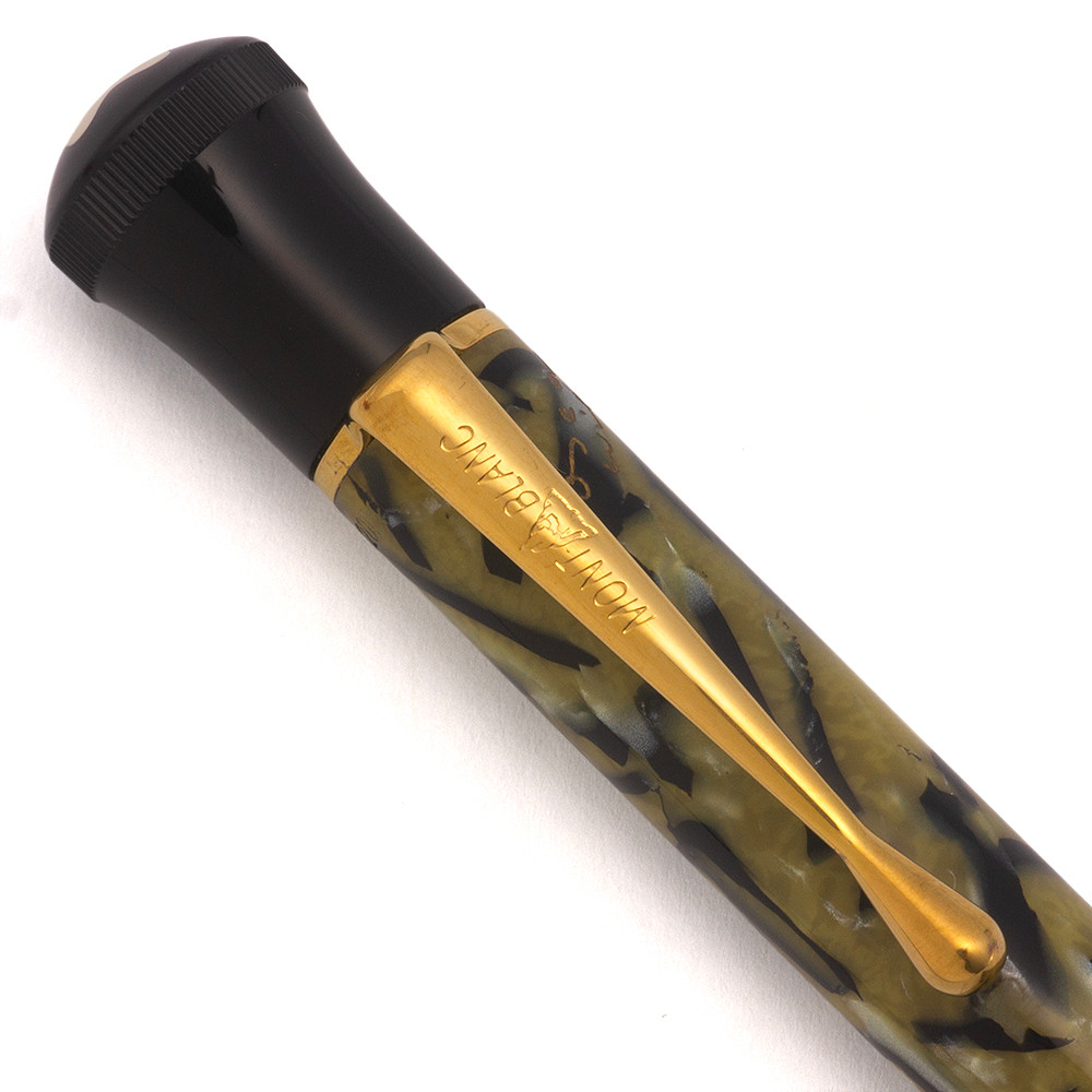 Montblanc Oscar Wilde Limited Edition Mechanical Pencil (1993)  - Pearl with Black Ribbons, Gold Trim, 0.9mm Lead  (Excellent + in Box, Works Well)