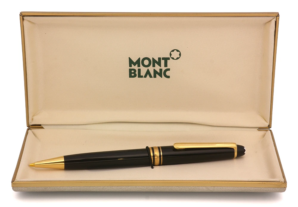 Montblanc Meisterstuck Mechanical Pencil (Germany) - Black w Gold Plated Trim, 0.7 mm Leads (Excellent +, Works Well)