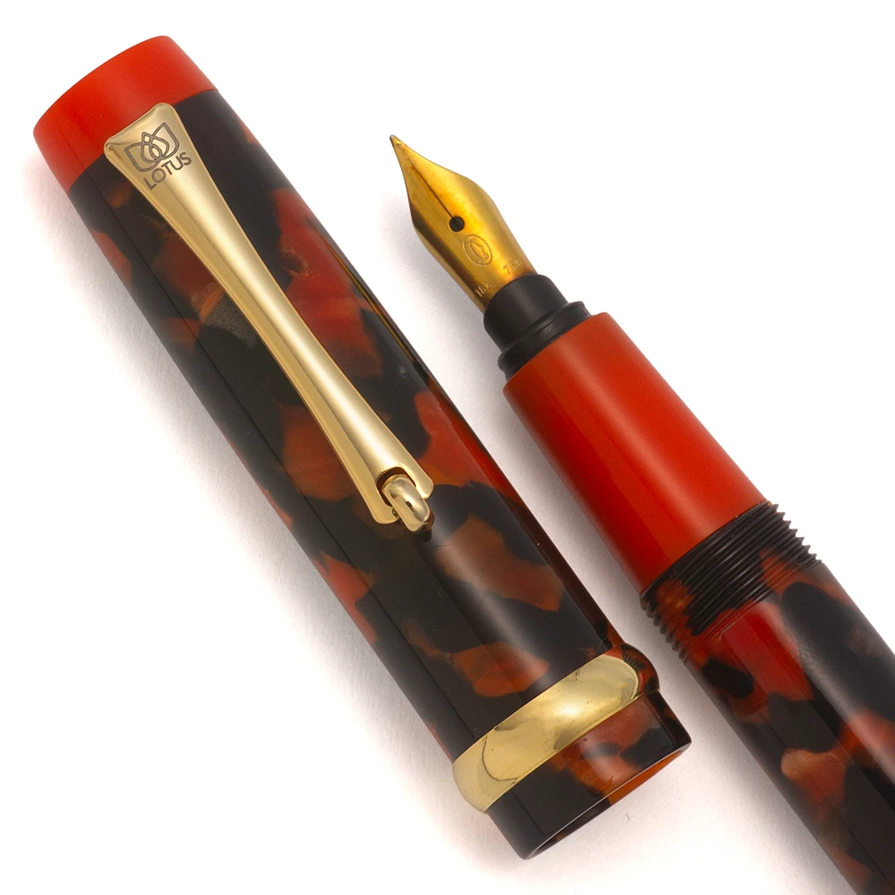 CS3 Fountain Pen for Cartier Nibs by PSP Lotus -  Conway Stewart Material, Cartier 18k Nibs, Cartridge/Converter (New in Box)