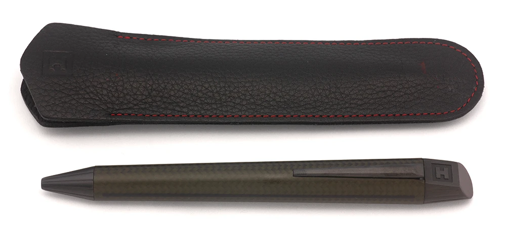 Edelberg Sloop Ballpoint Pen (Switzerland) - Carbon Fiber, Parker-Style Refill (Near Mint in Case, Works Well)