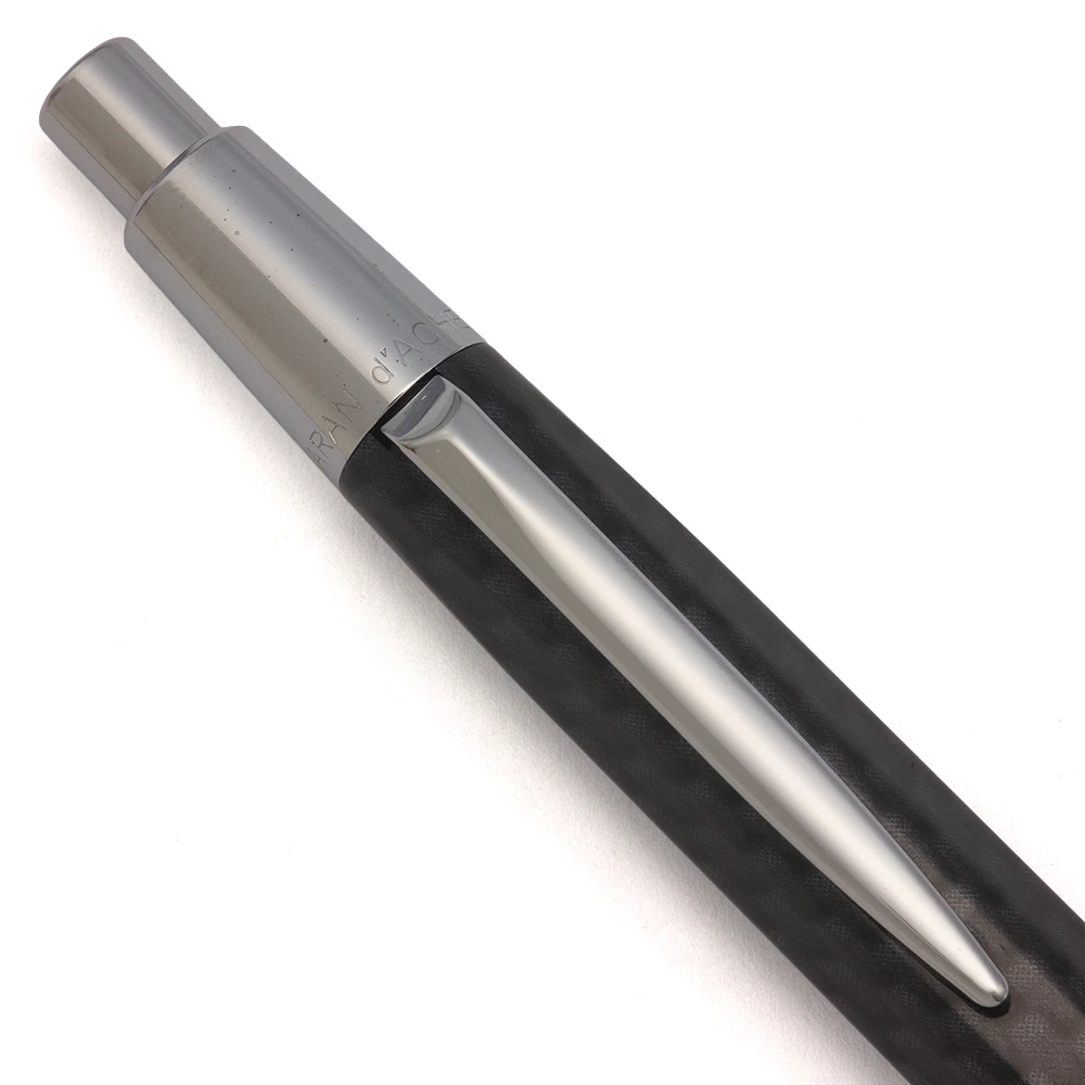 Caran D'Ache Alchemix Hexagonal Ballpoint Pen - Carbon Fibre (Excellent +, Works Well)