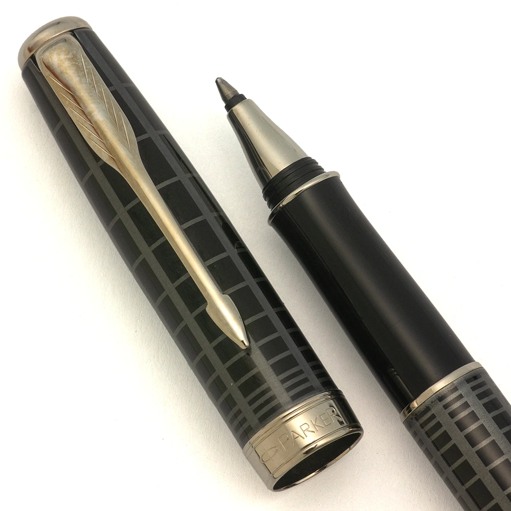 Parker Sonnet Rollerball Pen (2012) - Dark Grey Laque, Chrome Plated Trim (Excellent, Works Well)