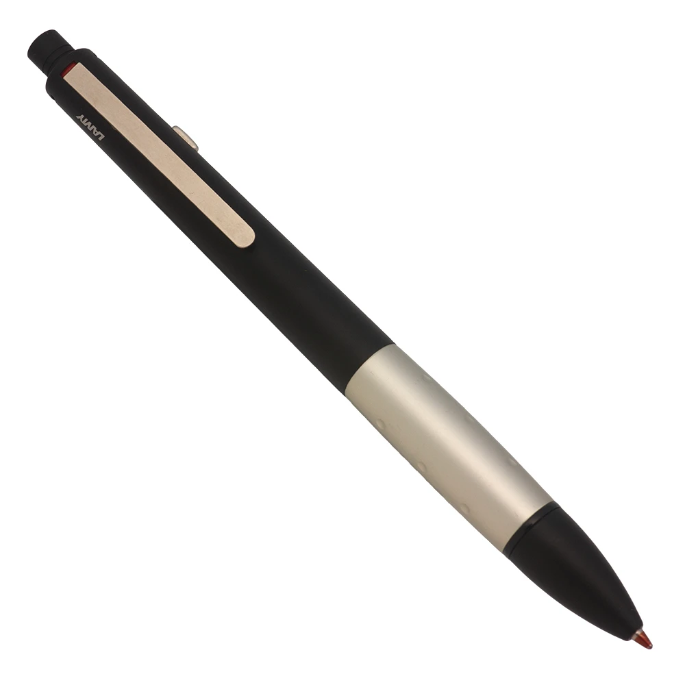 Lamy Accent 3+1 Multi-Pen - Black w Aluminum Grip, 3 Ballpoint Tips, 1 Pencil (Excellent, Works Well)