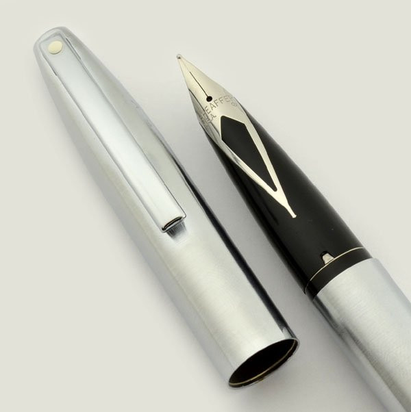 Sheaffer Triumph Imperial (1990s) Fountain Pen- Brushed Chrome