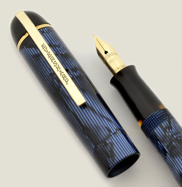 Eversharp Skyline Fountain Pen Set - Brown, Gold Cap (Mint in Box)