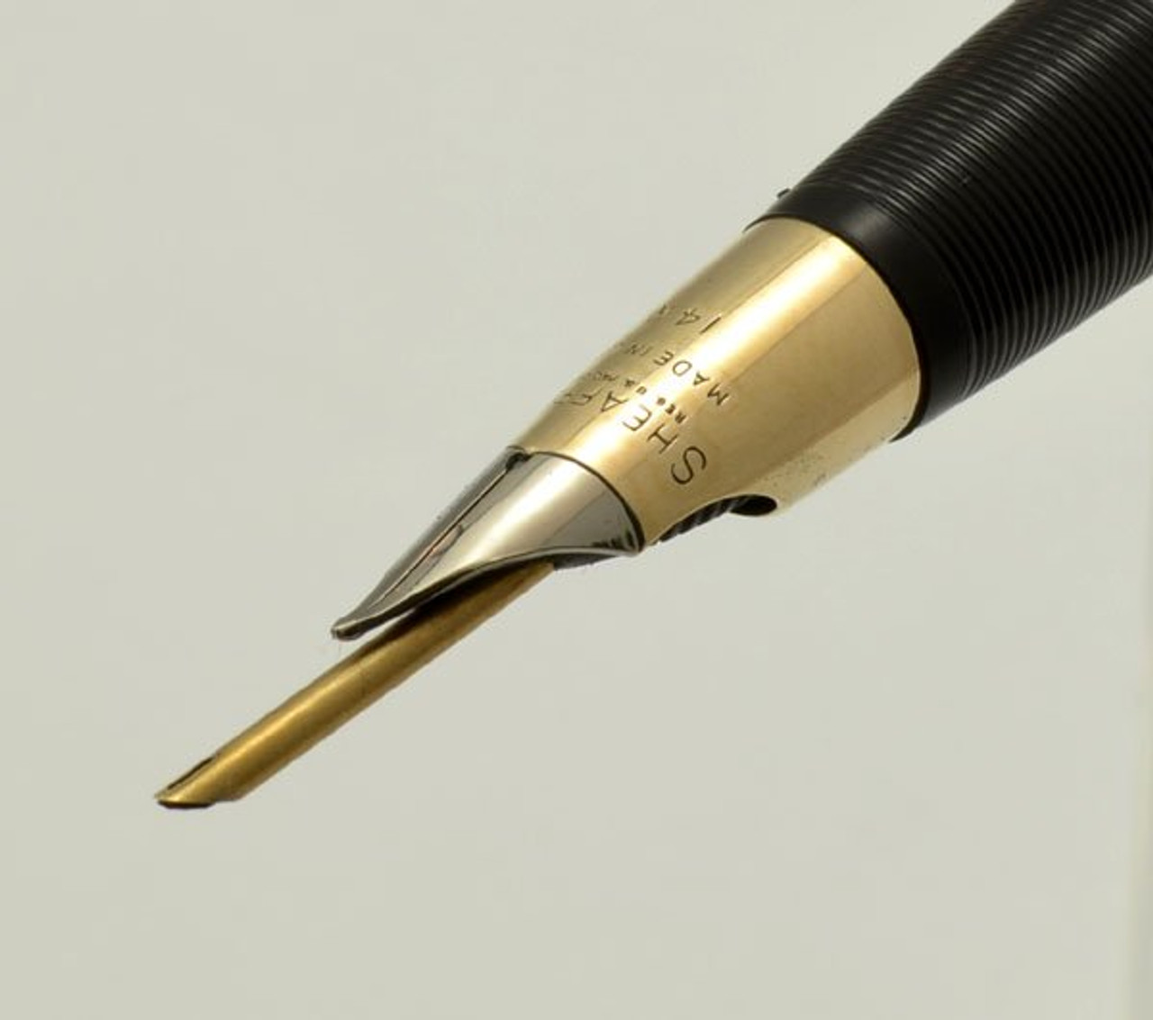 Sheaffer Sentinel TM Snorkel Fountain Pen 1954 - Pastel Blue, Fine, 14k Tube (Excellent, Restored)