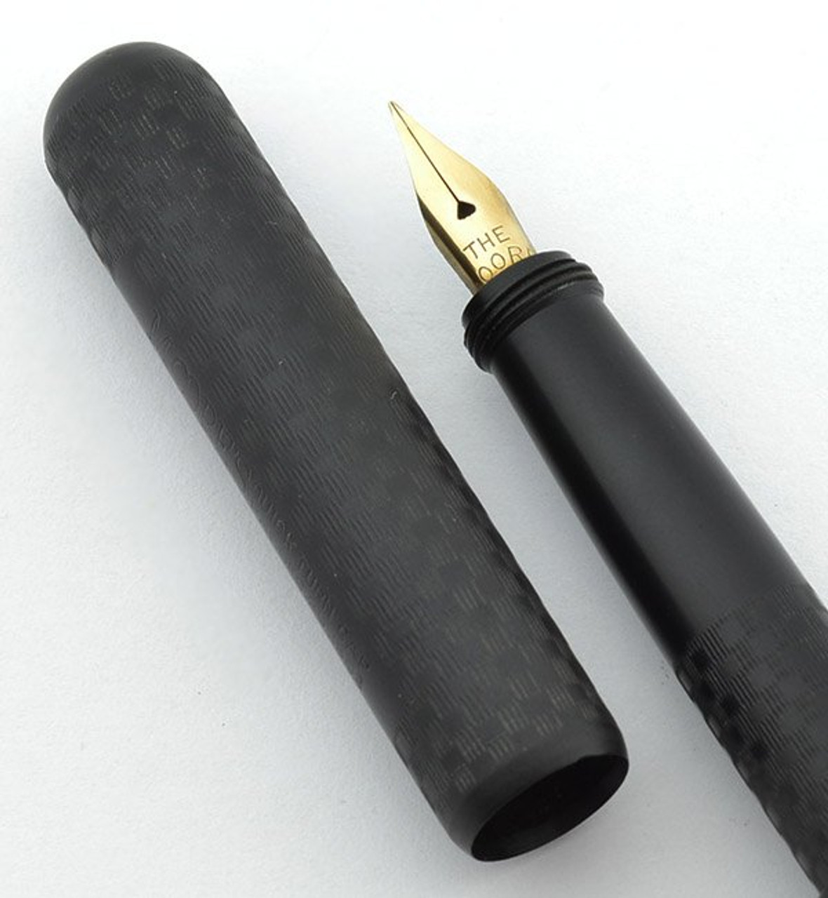 Moore Non-Leakable Safety Fountain Pen - BCHR w Full Flex 14k Nib (Excellent, Restored)