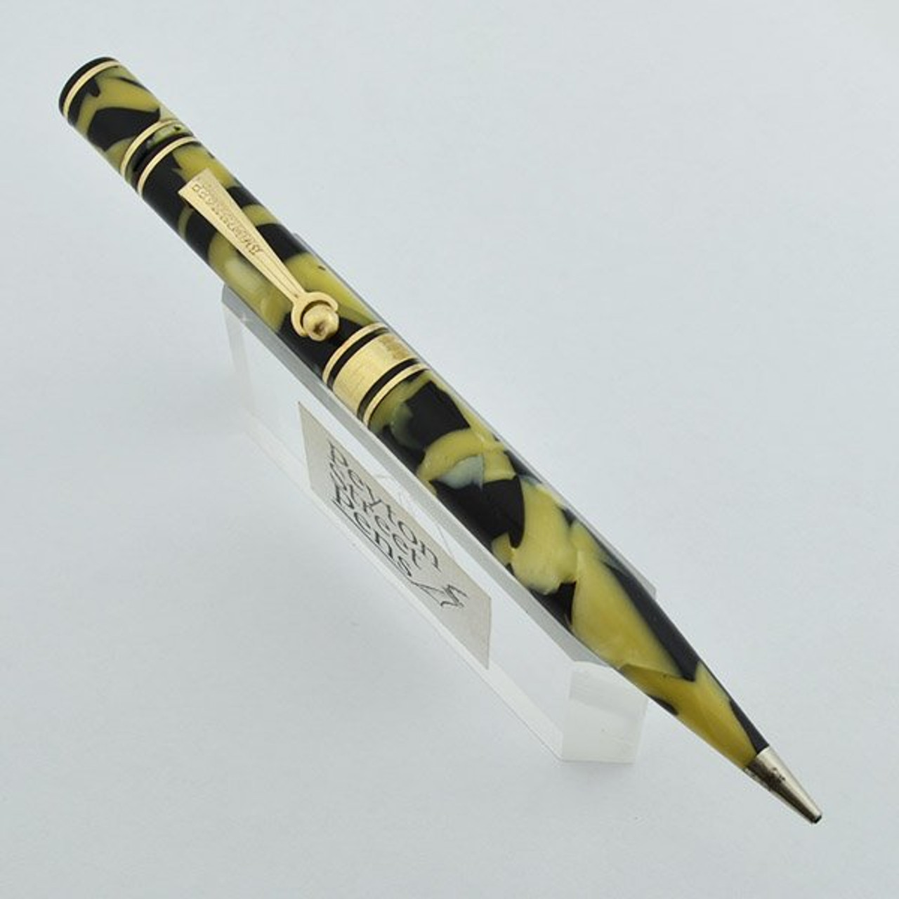 Wahl Decoband Mechanical Pencil - Oversized, Black w Gold Trim (Very Nice, Works Well)