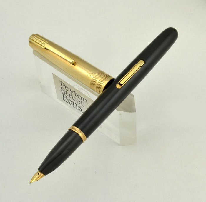 Waterman Taperite Stateleigh Fountain Pen - Grey w Gold 