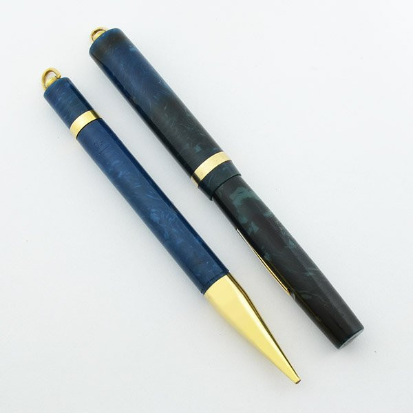 Carters 5233 INX Fountain Pen Set Ring Top, Blue Marble, Flexible