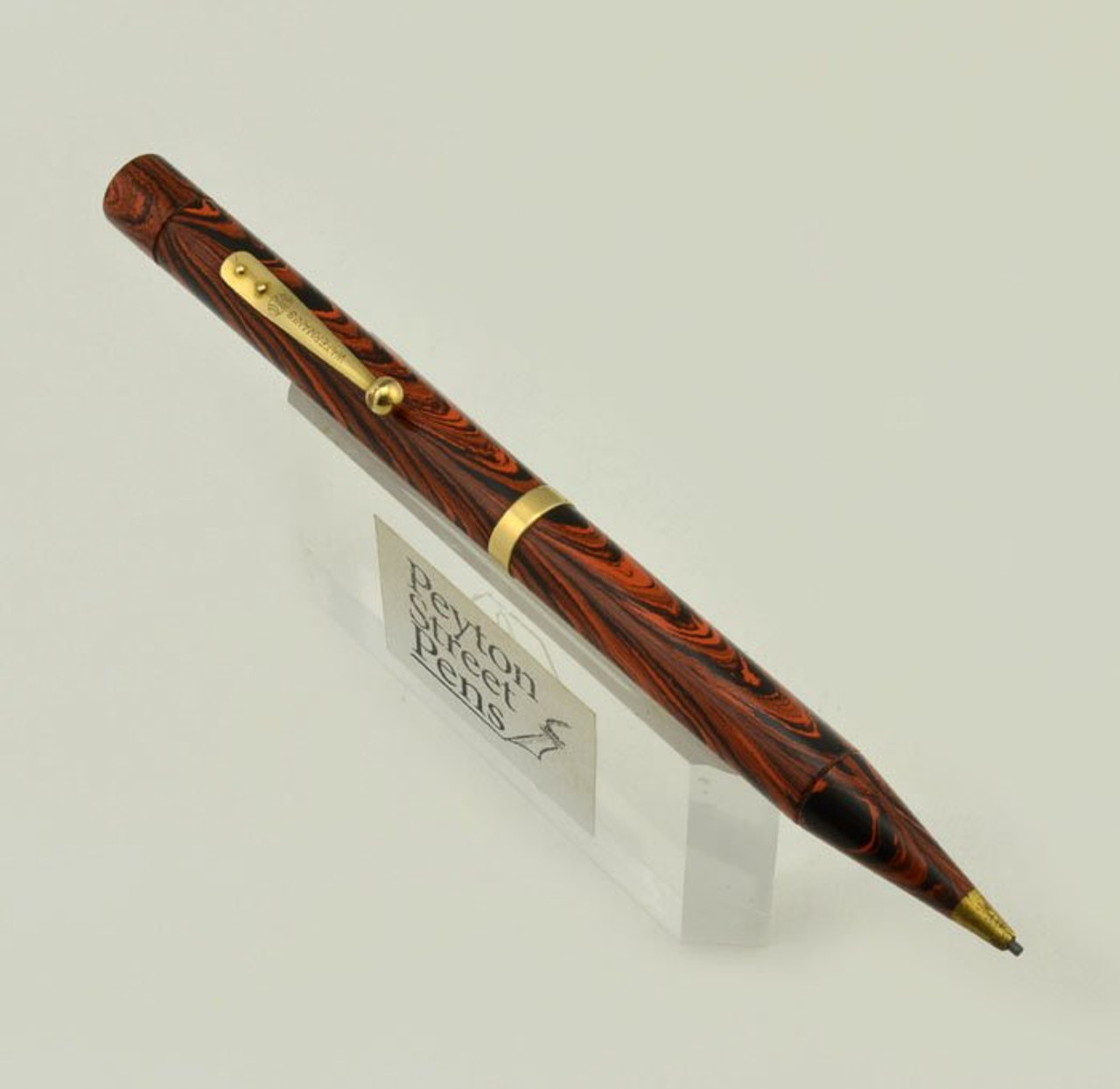 Waterman Olive Ripple Pencil - Unknown Model, Full Size 5