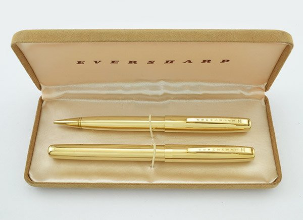 Eversharp Slim Ventura Fountain Pen Set - Gold Filled, Fine Nib