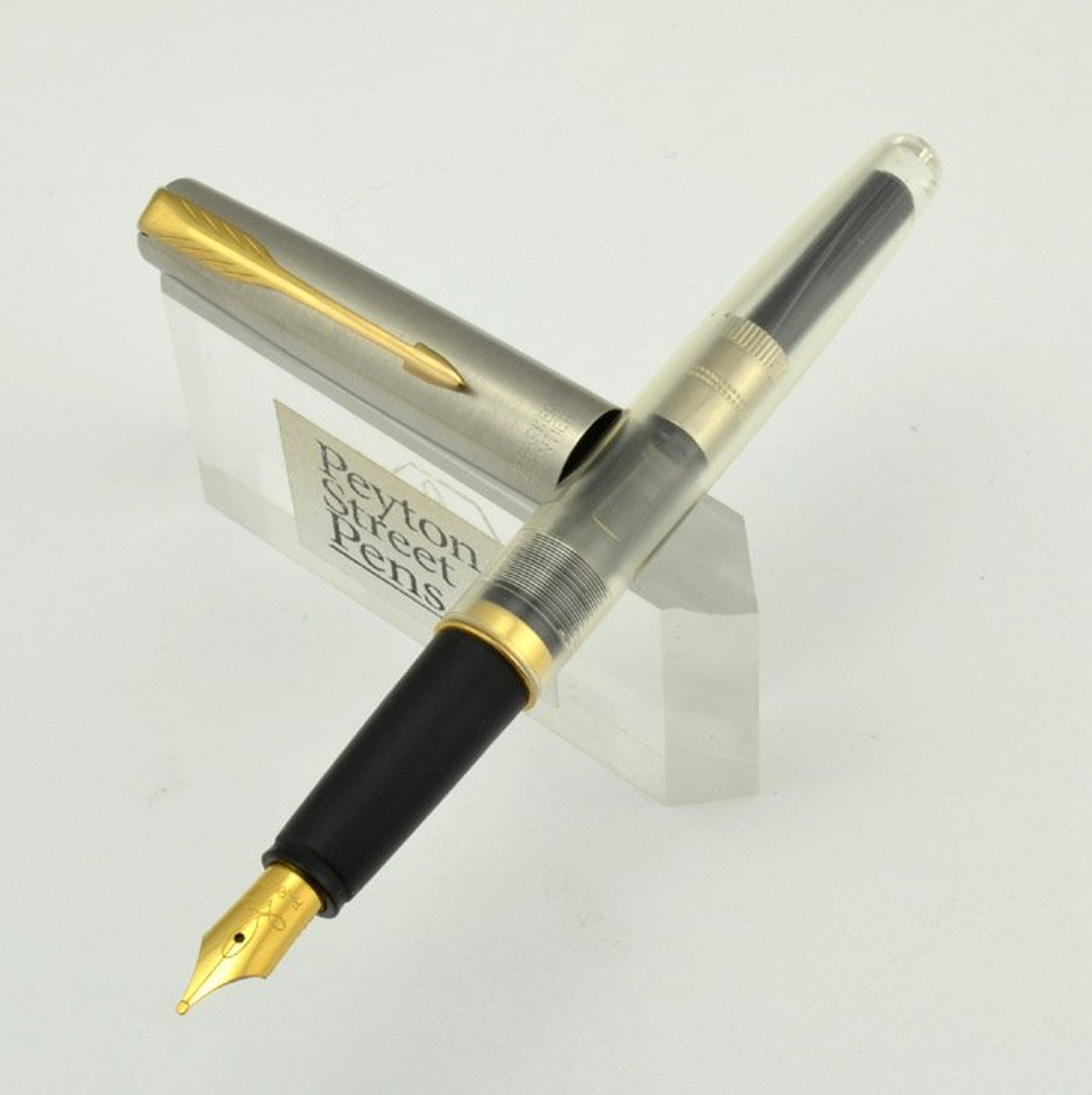 Parker Frontier Demonstrator Fountain Pen - Broad Nib (New)