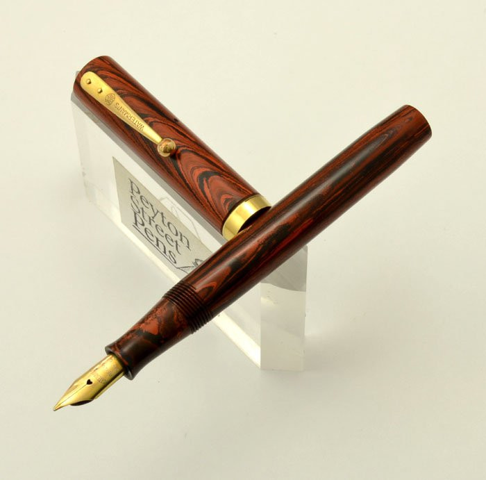 Waterman 52 Fountain Pen - Woodgrain, Manifold #2 Nib (Excellent, Restored)