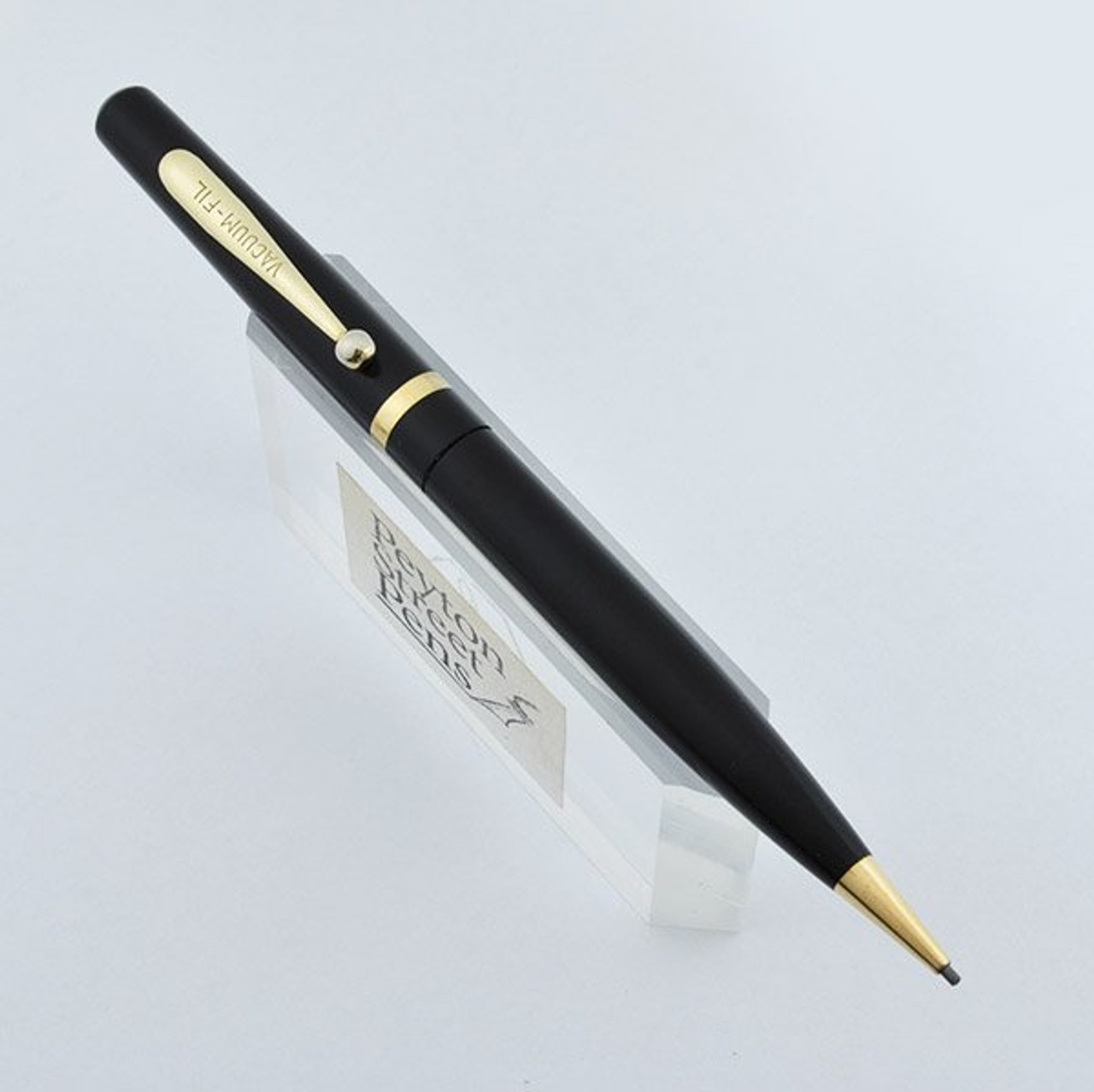 Sheaffer Sub-brand Vacuum-Fil Pencil - Black, Gold Trim (Very Nice, Works Well)