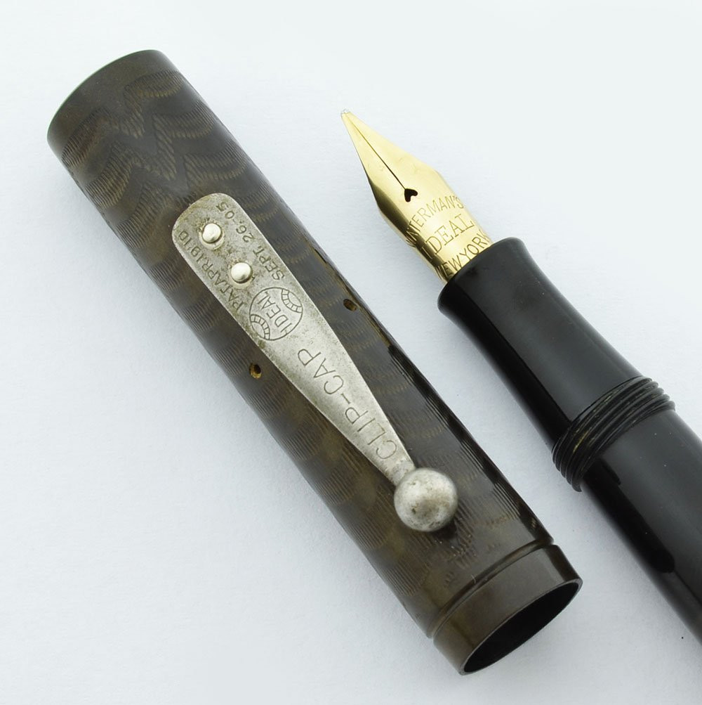 Waterman 12 PSF  - BCHR w Wide Barrel Band, Full Flex Medium NY Nib (Excellent, Restored)