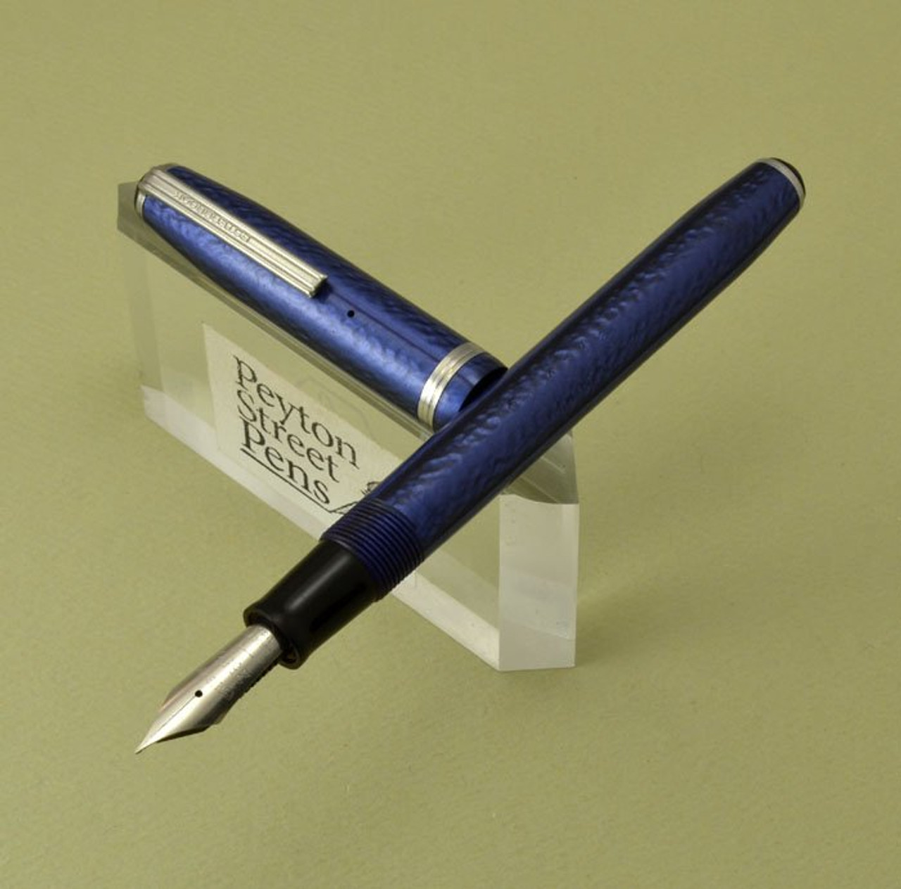 Esterbrook LJ Fountain Pen - Blue, 2556 Fine Nib (Very Nice, Restored)