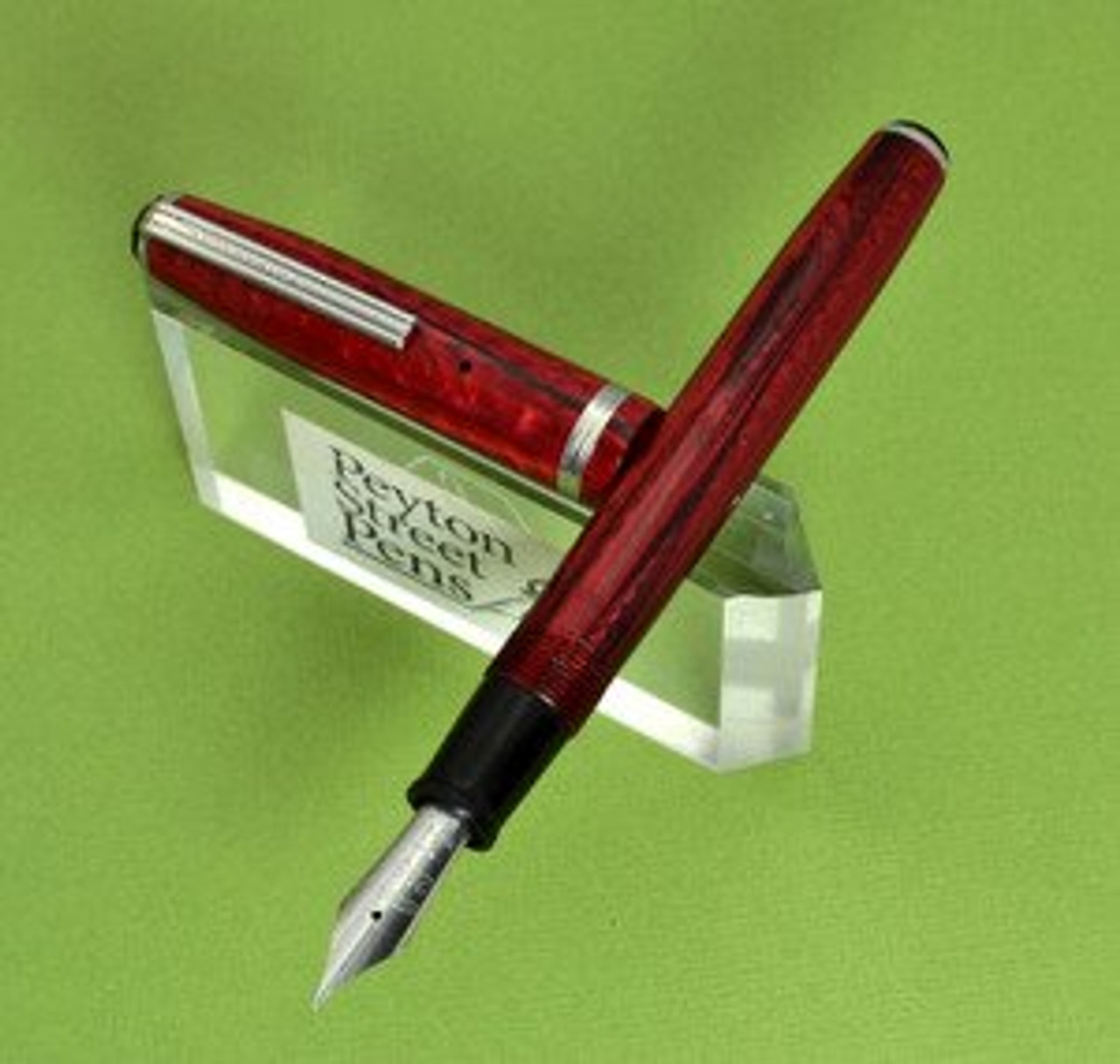 Esterbrook SJ Fountain Pen - Red , 2556 Firm Fine Nib (Excellent, Restored)