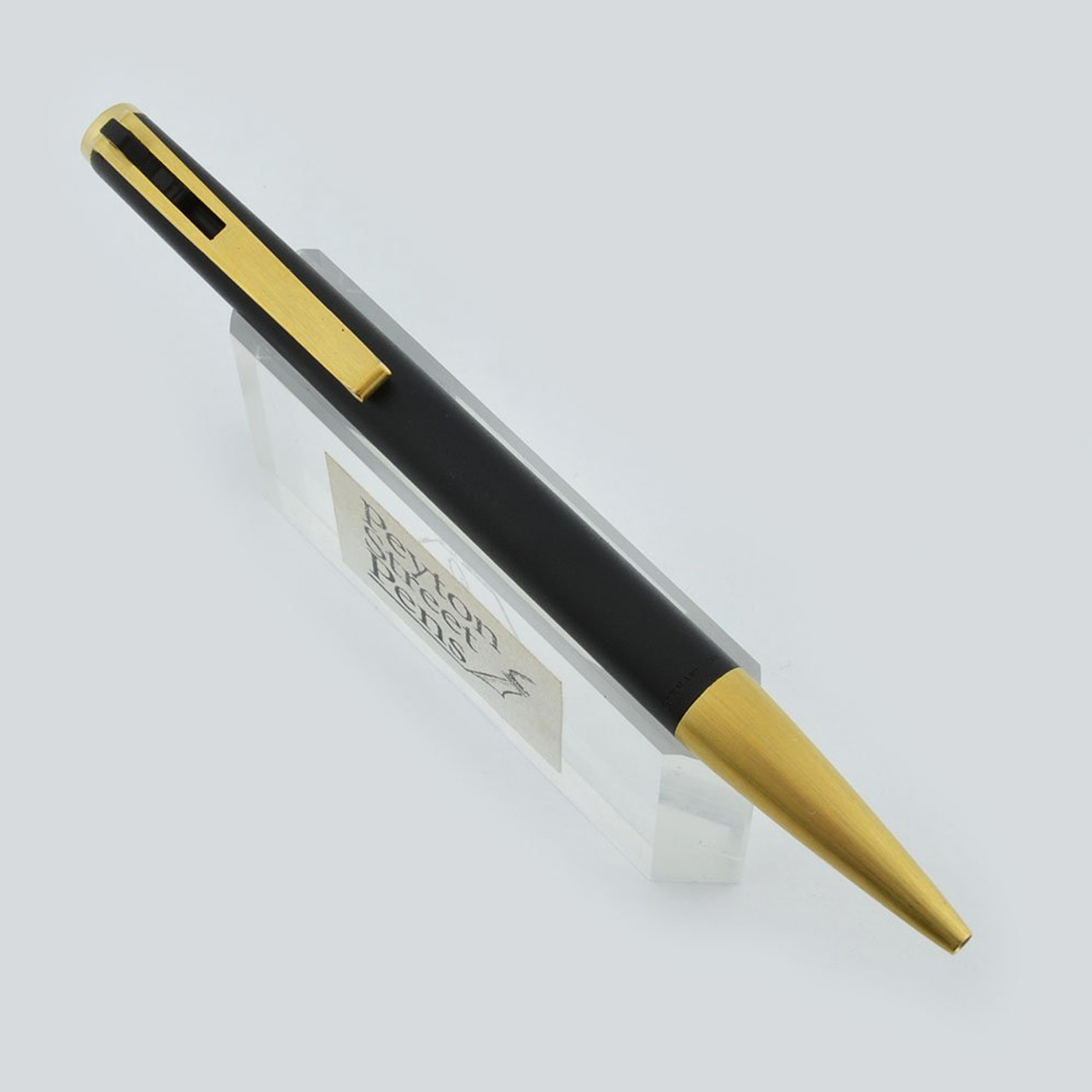 MONT BLANC 万年筆 ブラック ゴールドアクセント MONTBLANC (モンブラン) 万年筆 ブラック×ゴールド 585刻印
