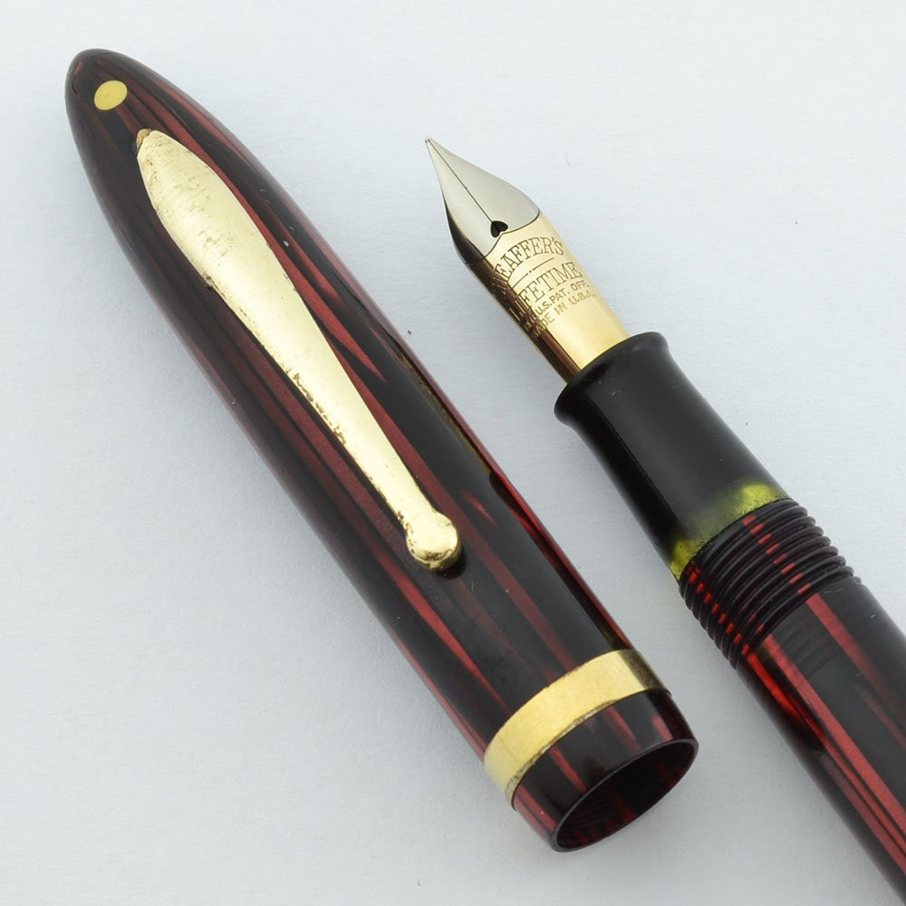 Sheaffer Balance Lifetime 875 - Grey Striated, Lever Fill, Fine