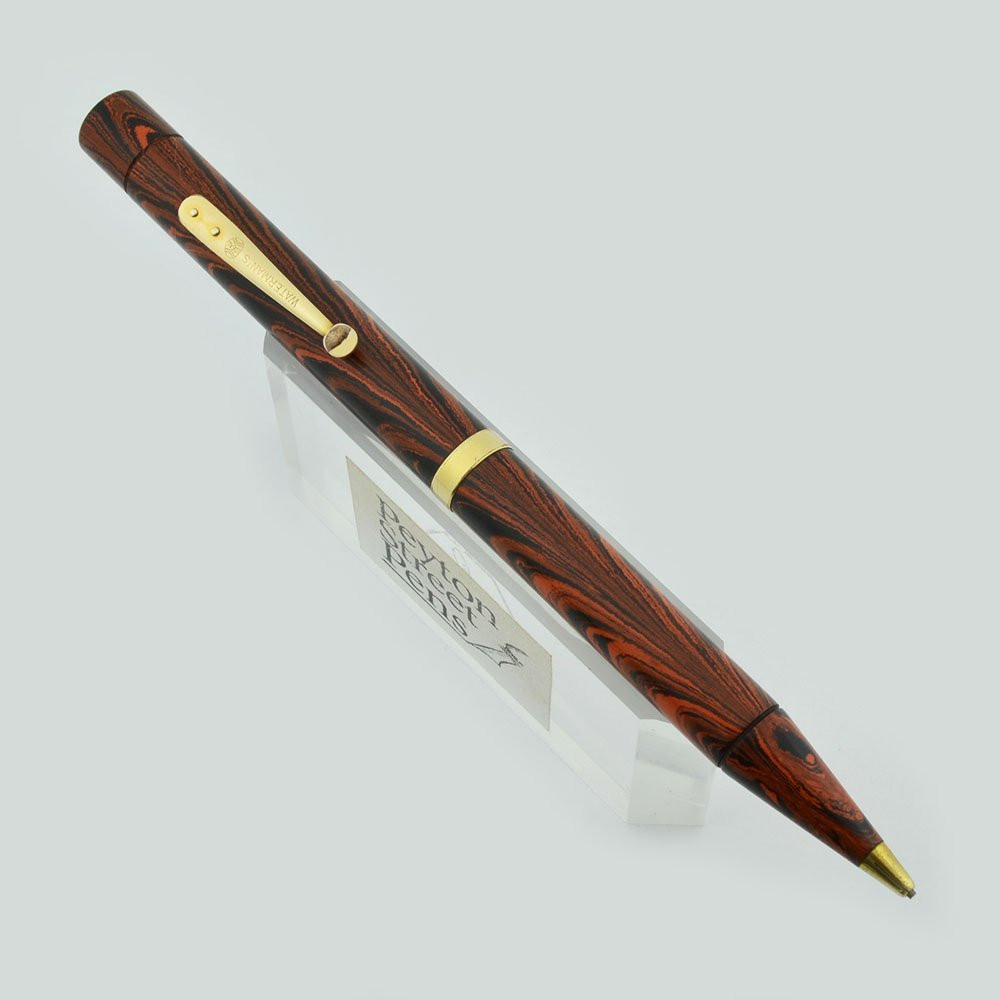 Waterman Red Ripple Mechanical Pencil - Full Size 5-1/2" (Excellent, Works Well)