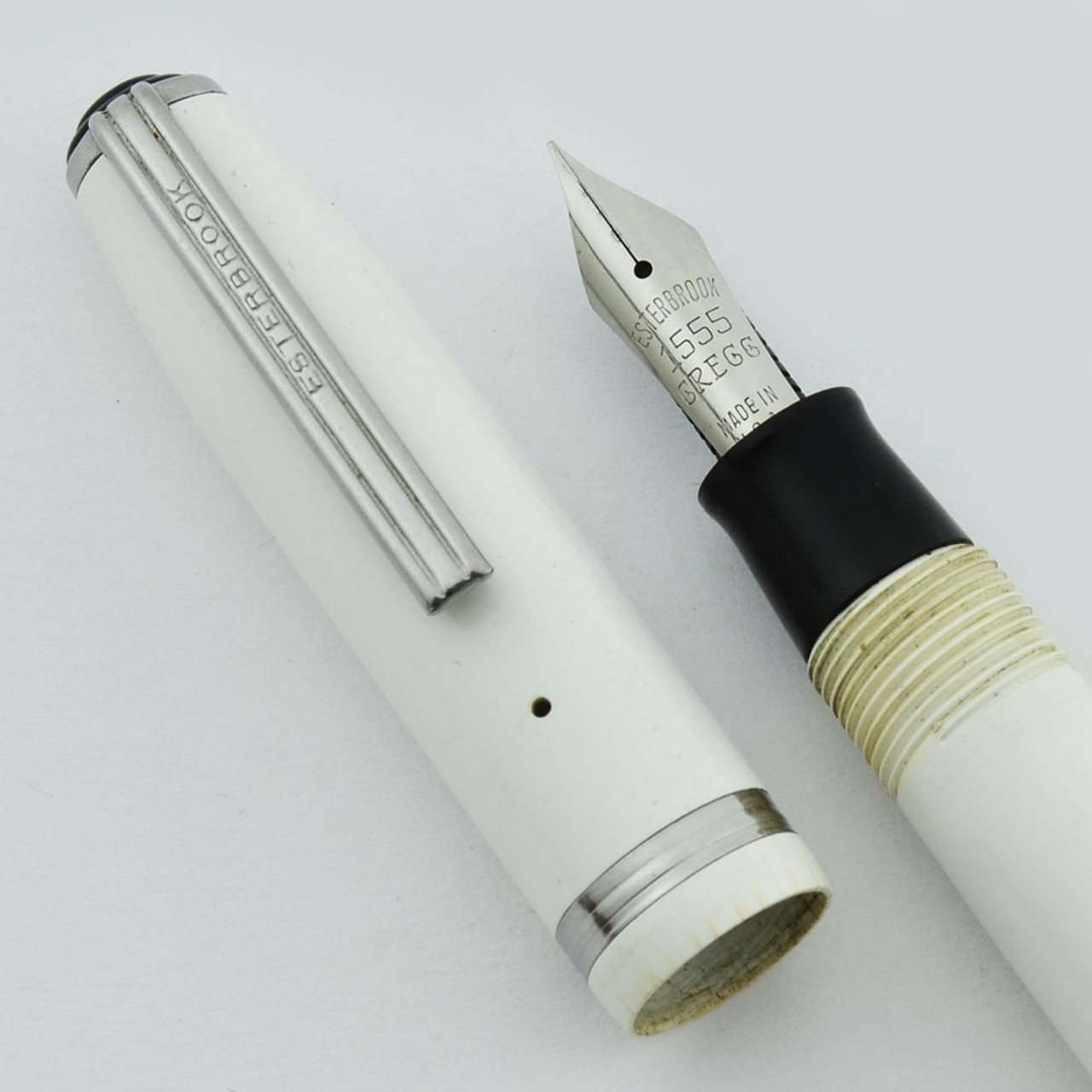 Esterbrook Nurse (?) Fountain Pen - Ivory, 2668 Firm Medium (User Grade, Restored) Esterbrook Nurse (?) Fountain Pen - Ivory, 2668 Firm Medium (User Grade, Restored)