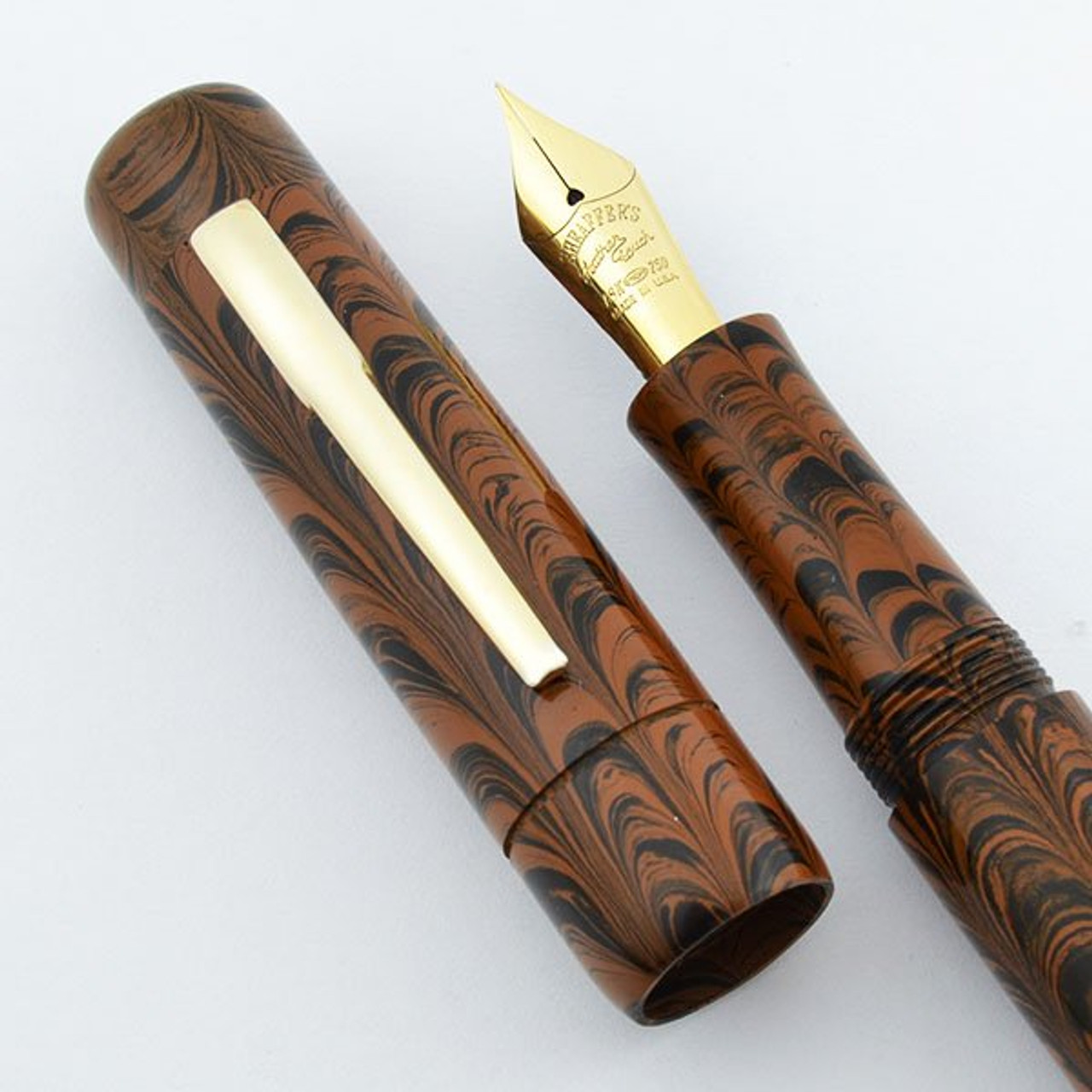 Ranga Ebonite Zayante - Waterman Hundred Year Pen Fine Nib, Smooth Black, Cartridge/Converter