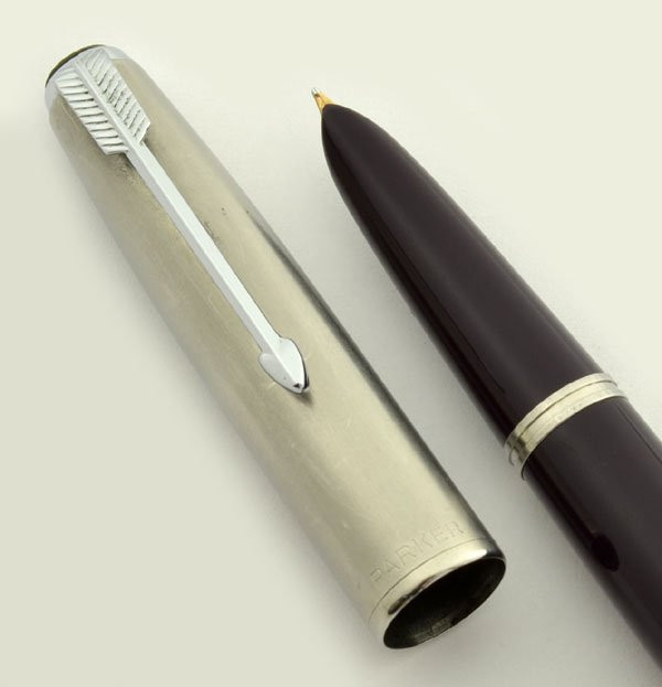 Parker 51 Aerometric Fountain Pen -1948, Plum, Demi Size