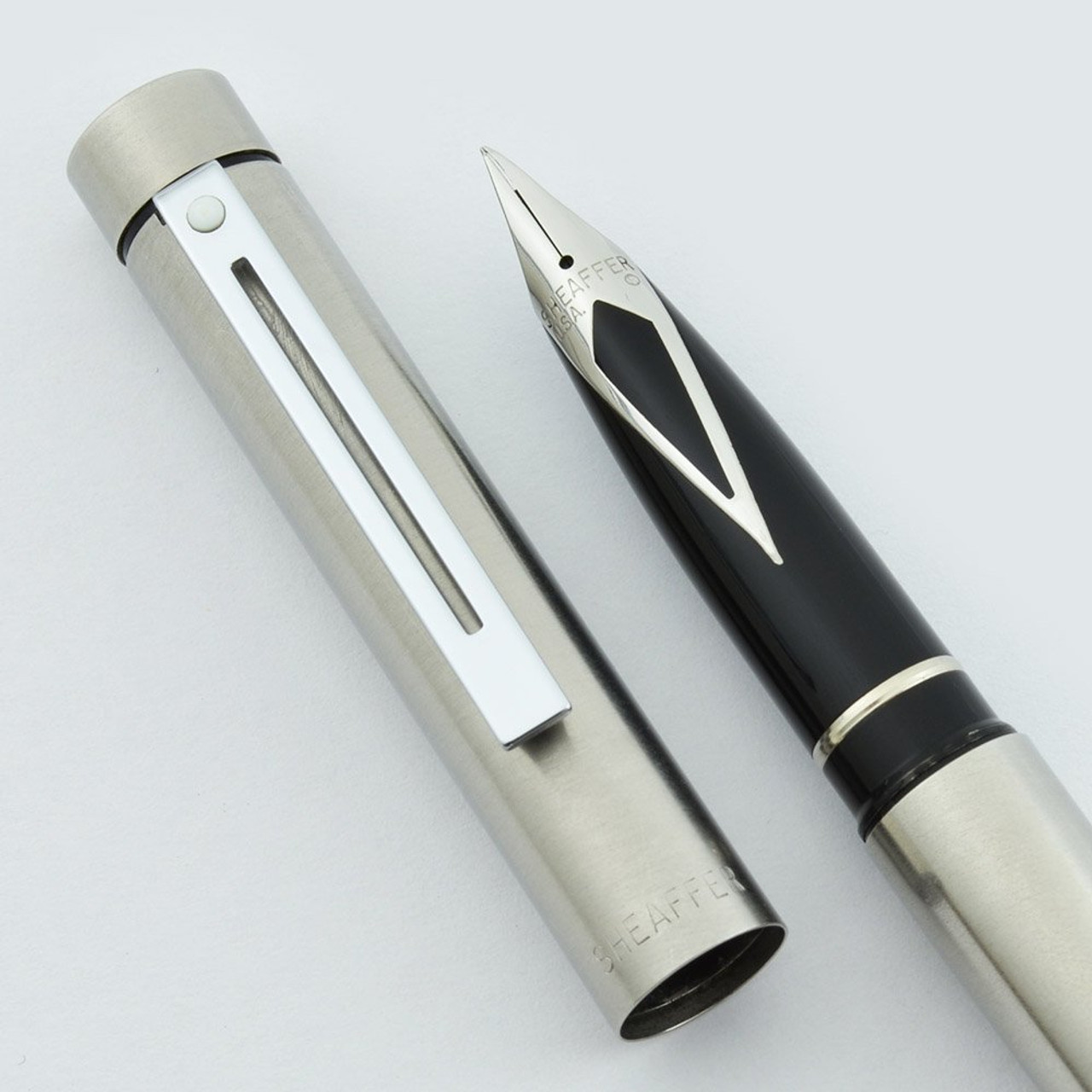 Sheaffer TARGA 1001 Fountain Pen - Early Version, Fine Steel Nib (Excellent, Works Well) - 8210