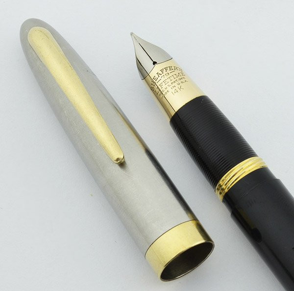 Sheaffer Sentinel Deluxe Set - 1st Version, Black, Lever, Medium