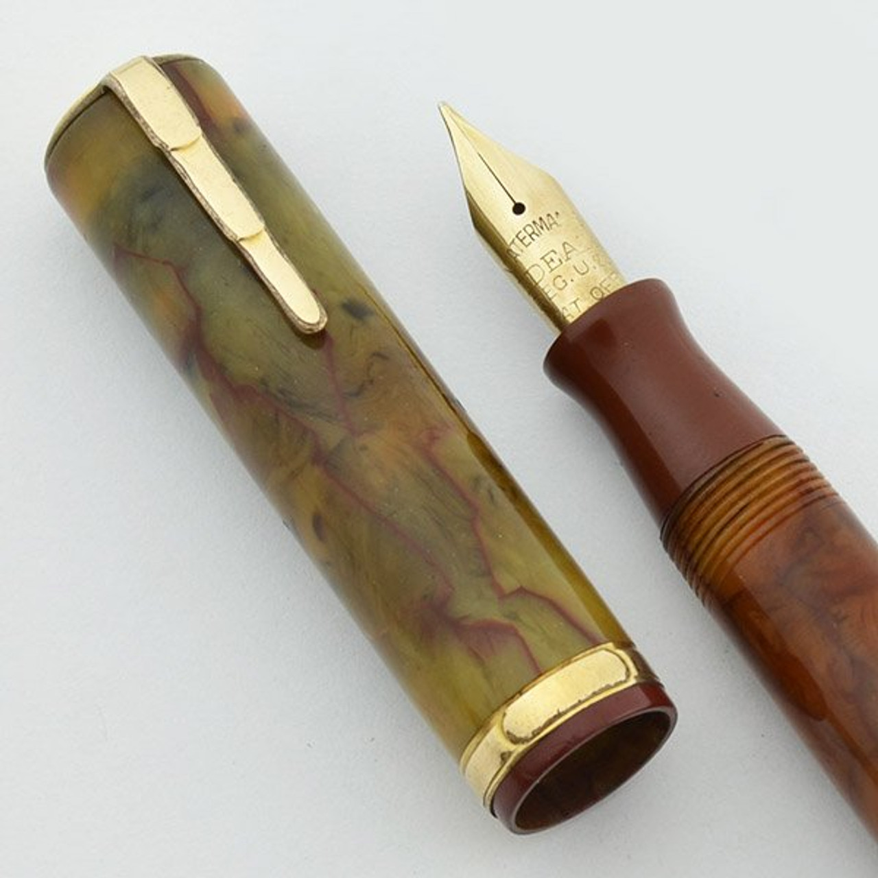 Waterman Lady Patrician Fountain Pen - Persian, Extra Fine ACCOUNT Nib (Very Nice, Restored)